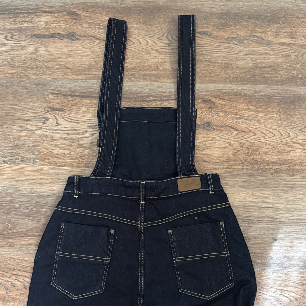 Hell Bunny dark Denim Women's Overalls - Picture 7 of 9